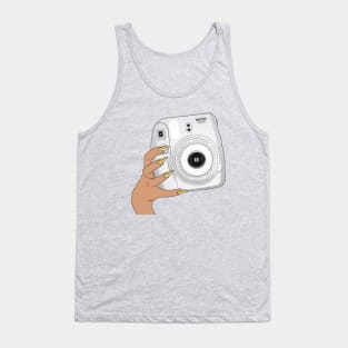 Instax white Tank Top